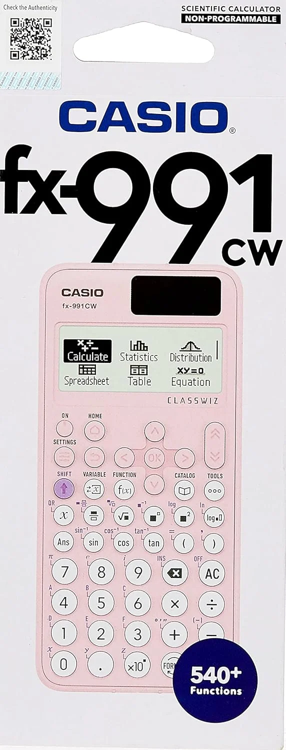 ماشین حساب علمی استاندارد کاسیو ClassWiz مدل FX-991CW-PK-W-DT