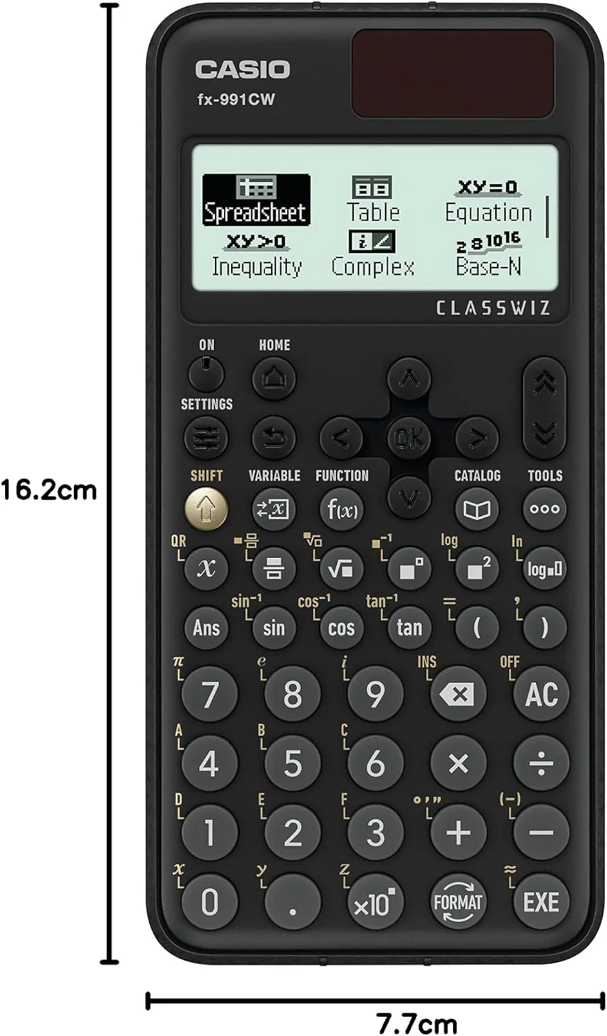 ماشین حساب علمی پیشرفته کاسیو FX-991CW جدید (نسخه انگلستان) ماشین حساب علمی پیشرفته کاسیو FX-991CW جدید (نسخه انگلستان)