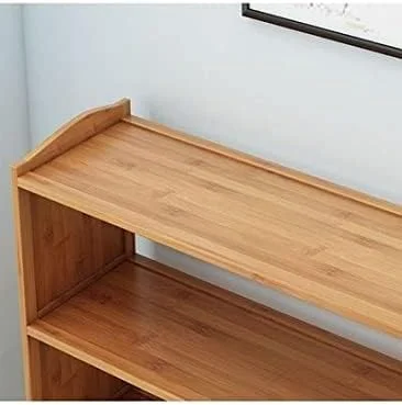 جاکفشی KUTIS - جاکفشی چوبی 4 طبقه برای 12 جفت کفش - کمد کفش قهوه ای با 1 قفسه برای لوازم جانبی منزل