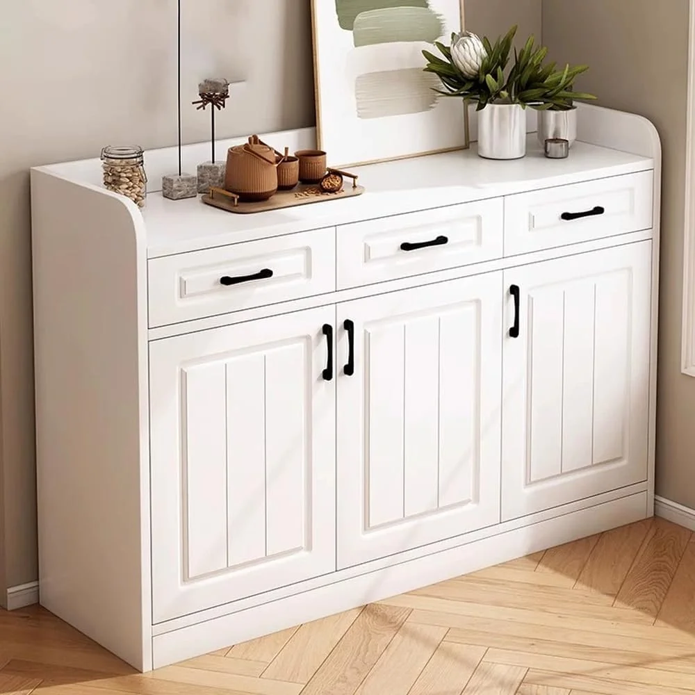 کابینت آشپزخانه چوبی مدرن با قفسه برای اتاق نشیمن و آشپزخانه
