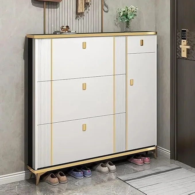 جاکفشی چوبی برای سازماندهی کفشها - کابینت کفش محکم با ظرفیت ذخیرهسازی گسترده (رنگ سفید و اندازه 120 * 120 سانتیمتر) جاکفشی چوبی برای سازماندهی کفشها - کابینت کفش محکم با ظرفیت ذخیرهسازی گسترده (رنگ سفید و اندازه 120 * 120 سانتیمتر)