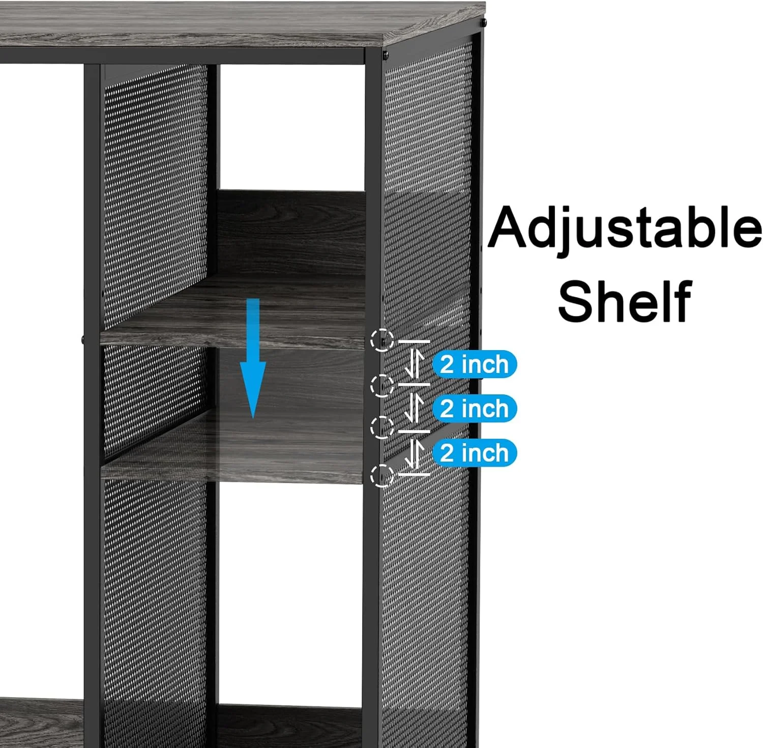 کابینت قهوه ساز 3 طبقه KirKical با فضای مینی یخچال، استند مایکروویو خاکستری روستایی سنگین، قفسه سازمان دهنده ذخیره سازی ابزار برای آشپزخانه منزل، خاکستری تخته سنگی کابینت قهوه ساز 3 طبقه KirKical با فضای مینی یخچال، استند مایکروویو خاکستری روستایی سنگین، قفسه سازمان دهنده ذخیره سازی ابزار برای آشپزخانه منزل، خاکستری تخته سنگی