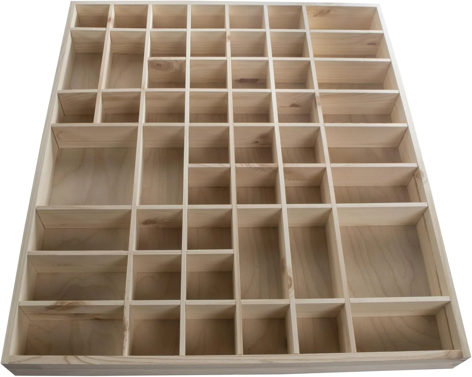 کابینت ویترینی دیواری چوبی بزرگ WooDeeDoo | 51 محفظه | 52 x 46 x 5 سانتی متر | واحد آویز دیواری سازمان دهنده سوغاتی | چوب تزئینی رنگ نشده و فرآوری نشده کابینت ویترینی دیواری چوبی بزرگ WooDeeDoo | 51 محفظه | 52 x 46 x 5 سانتی متر | واحد آویز دیواری سازمان دهنده سوغاتی | چوب تزئینی رنگ نشده و فرآوری نشده