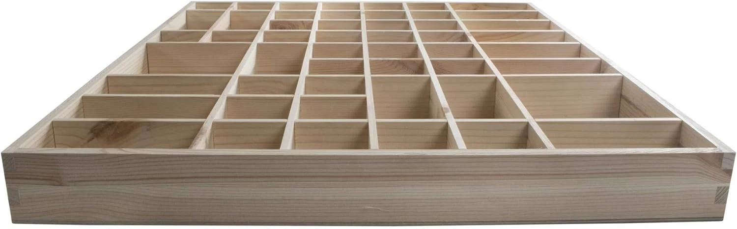 کابینت ویترینی دیواری چوبی بزرگ WooDeeDoo | 51 محفظه | 52 x 46 x 5 سانتی متر | واحد آویز دیواری سازمان دهنده سوغاتی | چوب تزئینی رنگ نشده و فرآوری نشده کابینت ویترینی دیواری چوبی بزرگ WooDeeDoo | 51 محفظه | 52 x 46 x 5 سانتی متر | واحد آویز دیواری سازمان دهنده سوغاتی | چوب تزئینی رنگ نشده و فرآوری نشده