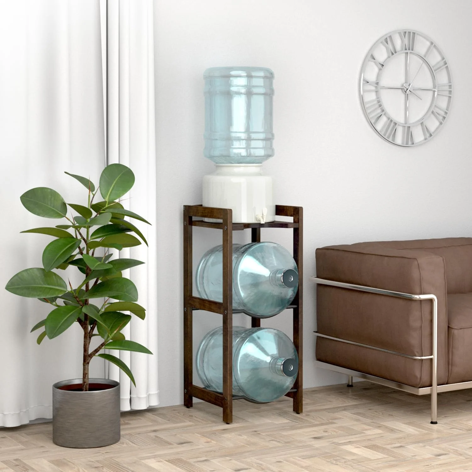 پایه چوبی سه طبقه آبسردکن BETSEO با ارتفاع 32 اینچ پایه چوبی سه طبقه آبسردکن BETSEO با ارتفاع 32 اینچ