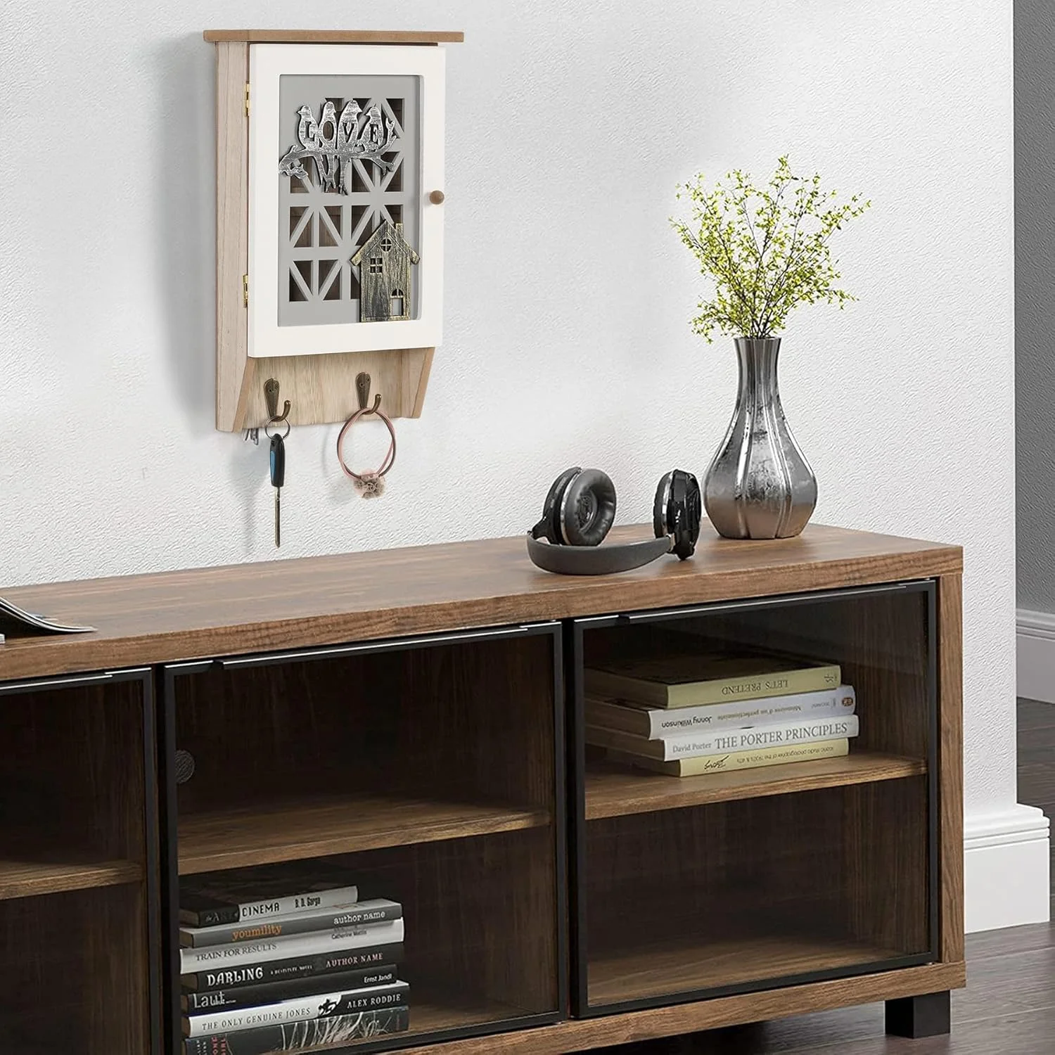 جا کلیدی چوبی Azonee برای دیوار، کابینت کلید دکوری روستایی جعبه نگهداری کلید آویز کلید با 8 قلاب برای دکوراسیون منزل دفتر راهرو ورودی اتاق خواب اتاق نشیمن جا کلیدی چوبی Azonee برای دیوار، کابینت کلید دکوری روستایی جعبه نگهداری کلید آویز کلید با 8 قلاب برای دکوراسیون منزل دفتر راهرو ورودی اتاق خواب اتاق نشیمن