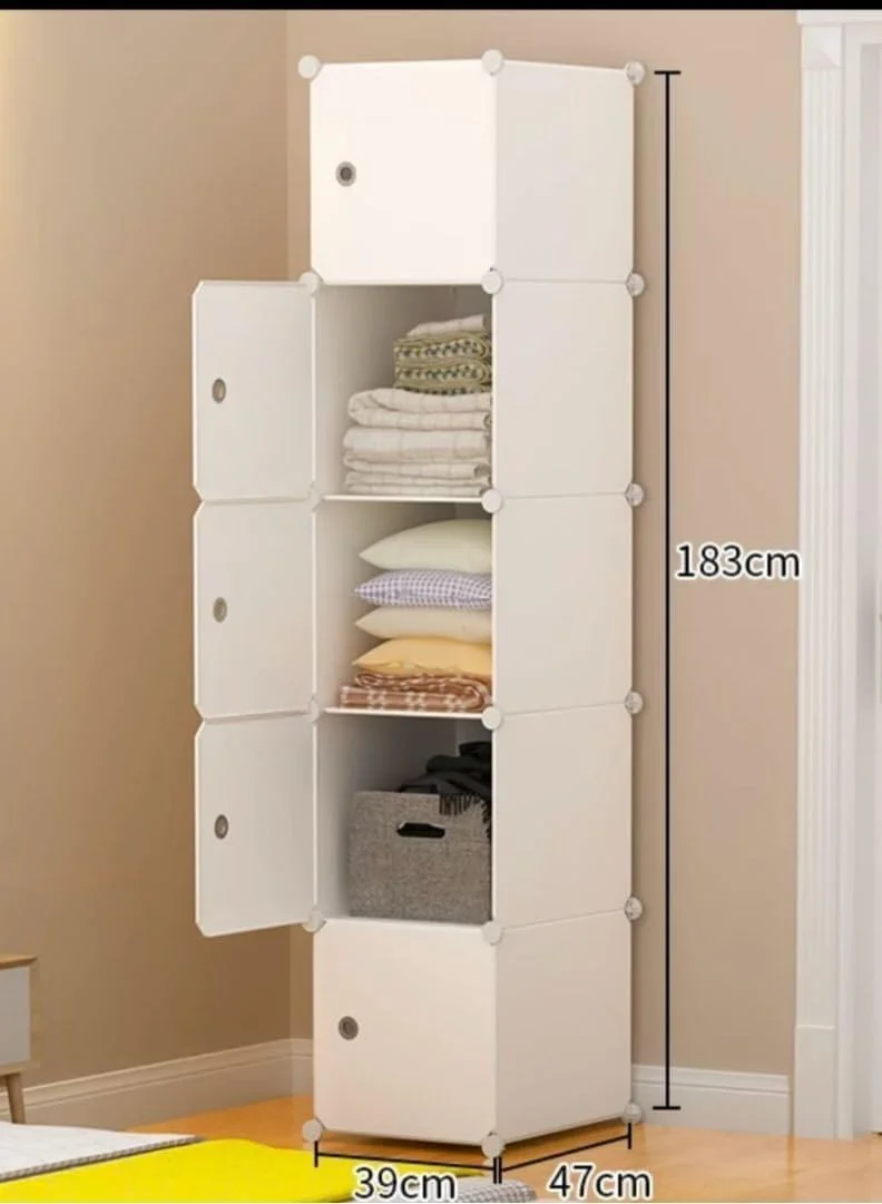 کابینت قفسه بندی مکعبی Cool Berry، قفسه های ذخیره سازی پلاستیکی، قفسه های مکعبی کابینت ذخیره سازی برای اتاق خواب، اتاق نشیمن، دفتر کار، کمد لباس قابل حمل (5 مکعب سفید) کابینت قفسه بندی مکعبی Cool Berry، قفسه های ذخیره سازی پلاستیکی، قفسه های مکعبی کابینت ذخیره سازی برای اتاق خواب، اتاق نشیمن، دفتر کار، کمد لباس قابل حمل (5 مکعب سفید)