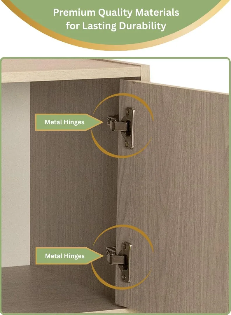 کابینت ذخیره سازی چوبی مدرن 8 طبقه با درهای قفل دار - سازمان دهنده ایستاده 148.5 سانتی متری با 8 قفسه جادار 35 سانتی متری، سطح 40x60 سانتی متر، پانل های ضخیم 15 میلی متری - کمد چند منظوره بادوام کابینت ذخیره سازی چوبی مدرن 8 طبقه با درهای قفل دار - سازمان دهنده ایستاده 148.5 سانتی متری با 8 قفسه جادار 35 سانتی متری، سطح 40x60 سانتی متر، پانل های ضخیم 15 میلی متری - کمد چند منظوره بادوام