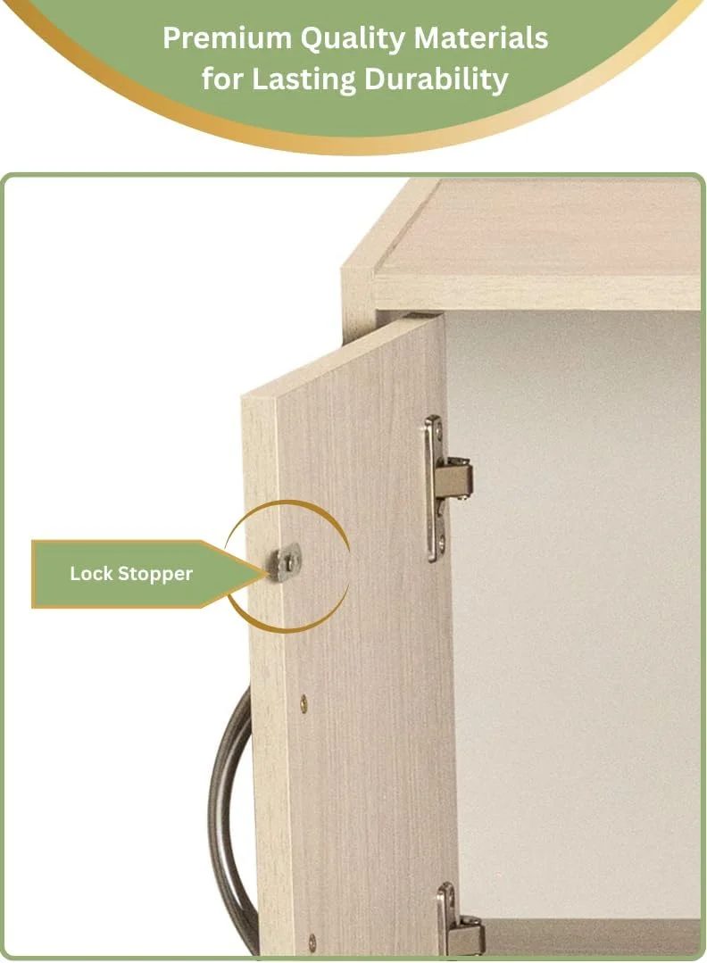 کابینت ذخیره سازی چوبی مدرن 8 طبقه با درهای قفل دار - سازمان دهنده ایستاده 148.5 سانتی متری با 8 قفسه جادار 35 سانتی متری، سطح 40x60 سانتی متر، پانل های ضخیم 15 میلی متری - کمد چند منظوره بادوام کابینت ذخیره سازی چوبی مدرن 8 طبقه با درهای قفل دار - سازمان دهنده ایستاده 148.5 سانتی متری با 8 قفسه جادار 35 سانتی متری، سطح 40x60 سانتی متر، پانل های ضخیم 15 میلی متری - کمد چند منظوره بادوام