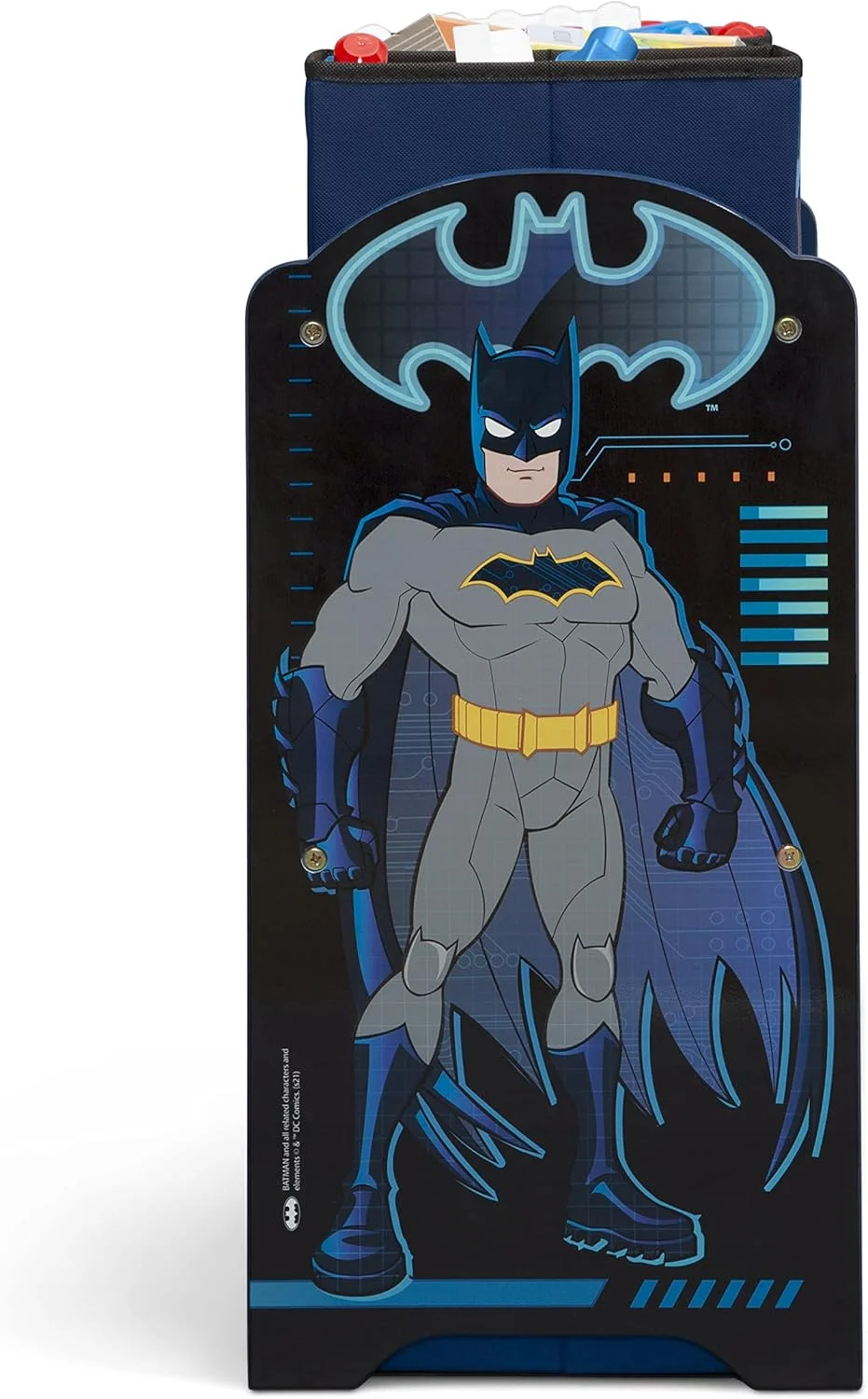 ارگانایزر اسباب بازی 6 سبدی دلتا چیلدرن مدل Batman، چوب مهندسی شده ارگانایزر اسباب بازی 6 سبدی دلتا چیلدرن مدل Batman، چوب مهندسی شده