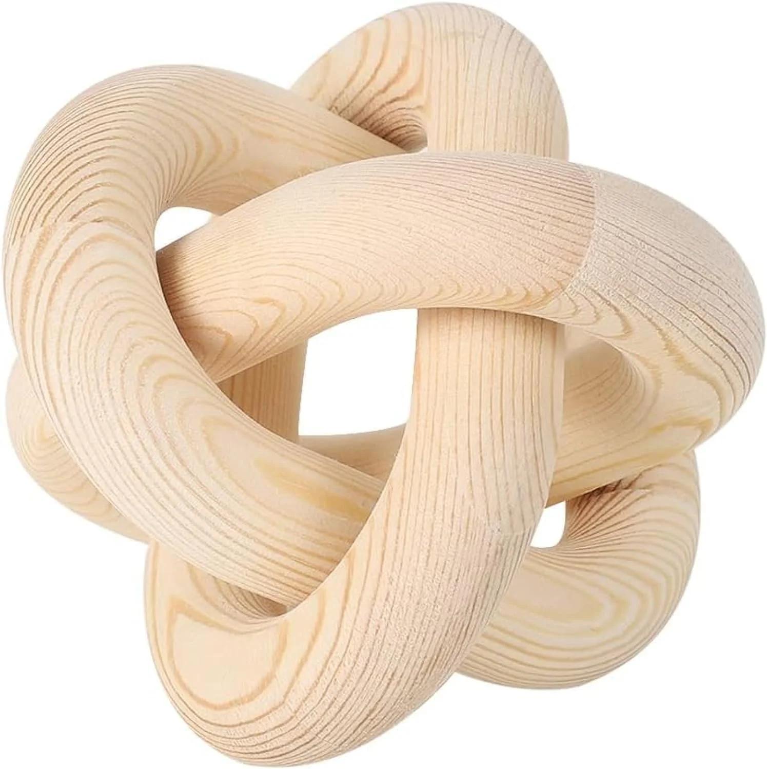 چینه‌های هادی Wood Chain Knot Decor - کوچک | Wood Color