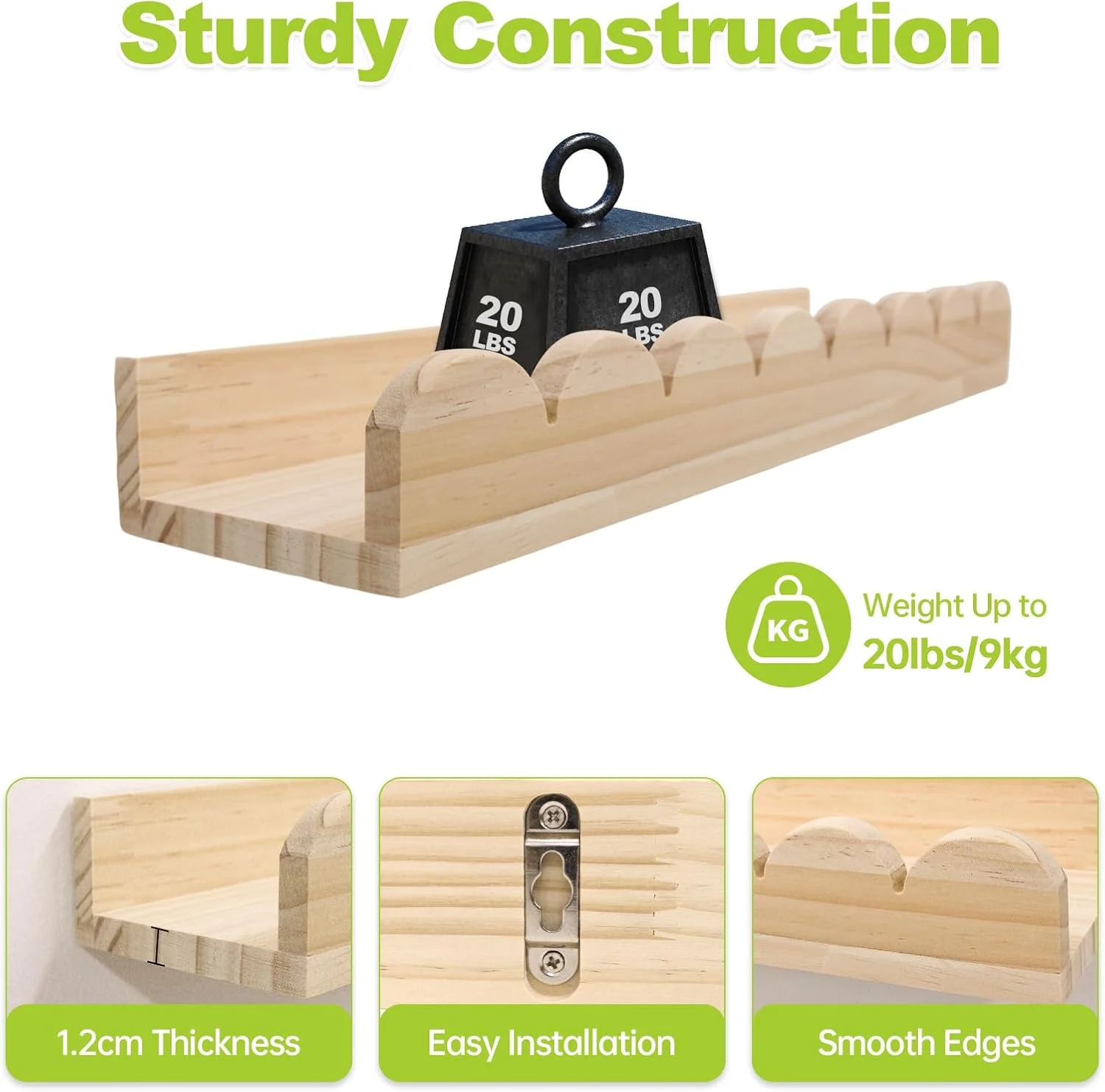 شلف های شناور دالبری Varbonia برای اتاق کودک - قفسه کتاب 16 اینچی اتاق کودک برای دیوار، مجموعه 3 عددی، قفسه کتاب دیواری شناور، قفسه های شناور مونته سوری برای نگهداری کتاب کودک شلف های شناور دالبری Varbonia برای اتاق کودک - قفسه کتاب 16 اینچی اتاق کودک برای دیوار، مجموعه 3 عددی، قفسه کتاب دیواری شناور، قفسه های شناور مونته سوری برای نگهداری کتاب کودک