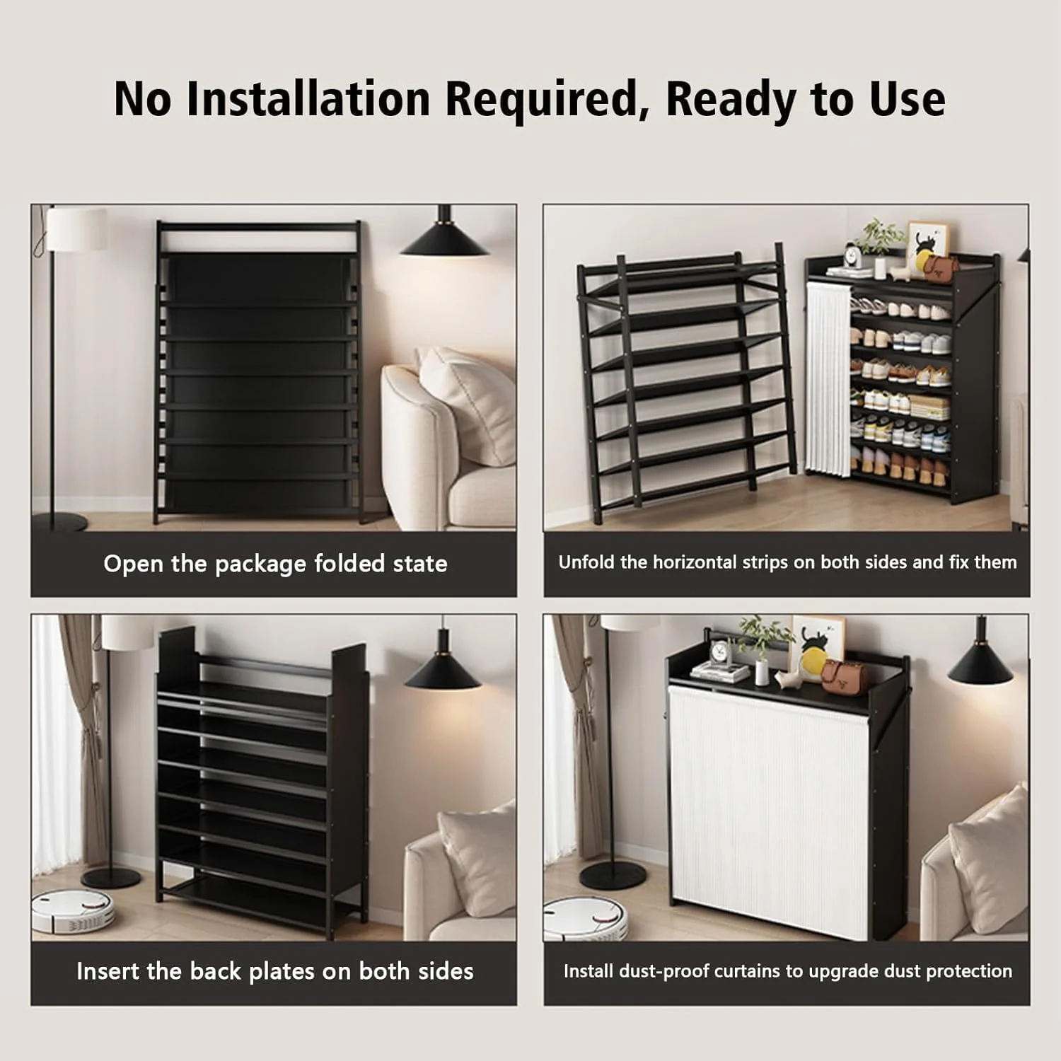 جاکفشی 7 طبقه INGUNAR، جاکفشی بدون نیاز به نصب، جاکفشی چوبی، کابینت نگهداری کفش، قفسه کفش، قفسه چند منظوره برای نگهداری کفش، مناسب برای منزل و اداره جاکفشی 7 طبقه INGUNAR، جاکفشی بدون نیاز به نصب، جاکفشی چوبی، کابینت نگهداری کفش، قفسه کفش، قفسه چند منظوره برای نگهداری کفش، مناسب برای منزل و اداره