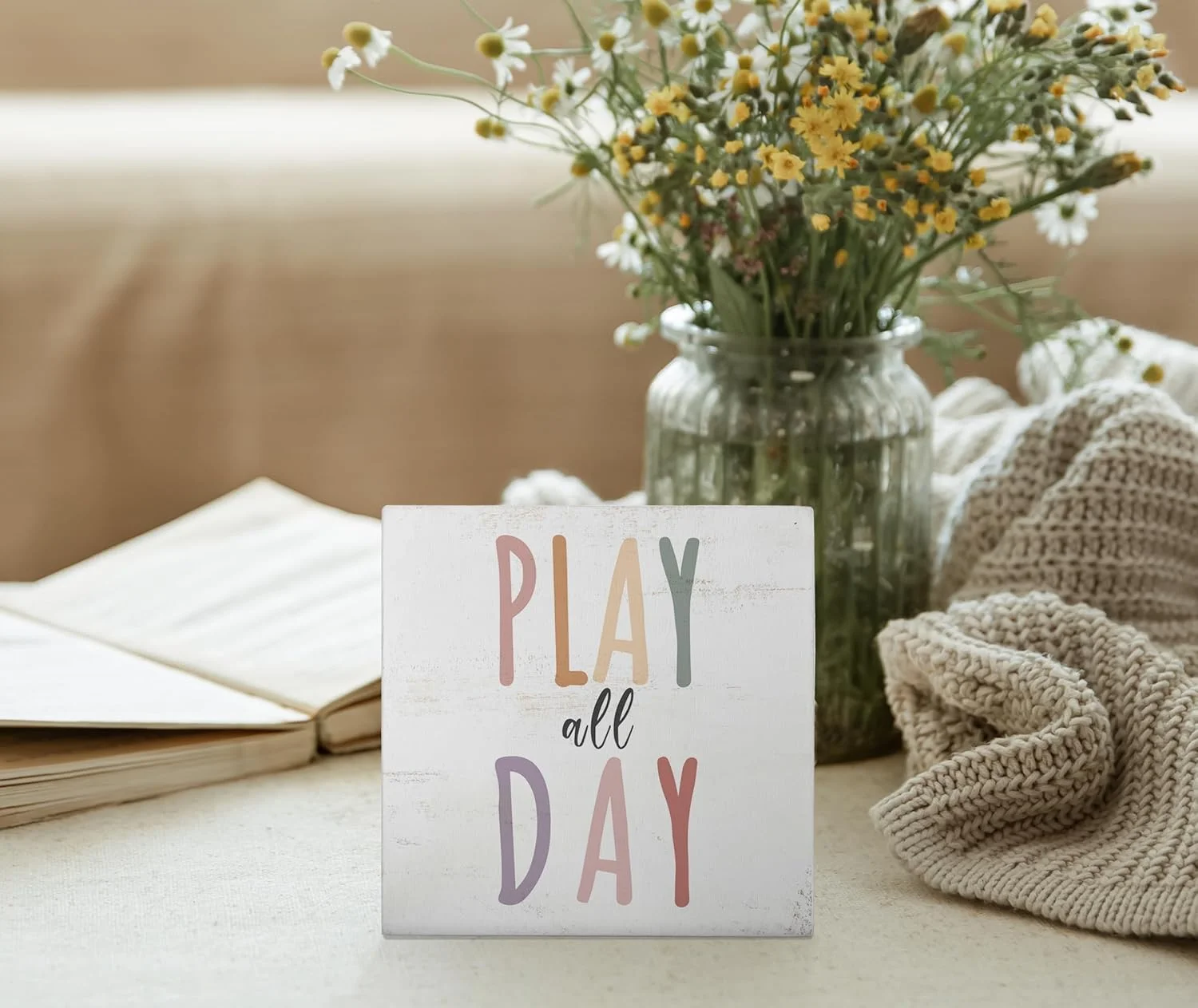 تابلو چوبی دکوراسیون کلاس درس بوهمی Mtrgdn، تابلوی جعبه چوبی نام Play All Day، دکوراسیون چوبی برای اتاق بازی مهد کودک، قفسه مدرسه، دکور میز 5x5 اینچ تابلو چوبی دکوراسیون کلاس درس بوهمی Mtrgdn، تابلوی جعبه چوبی نام Play All Day، دکوراسیون چوبی برای اتاق بازی مهد کودک، قفسه مدرسه، دکور میز 5x5 اینچ