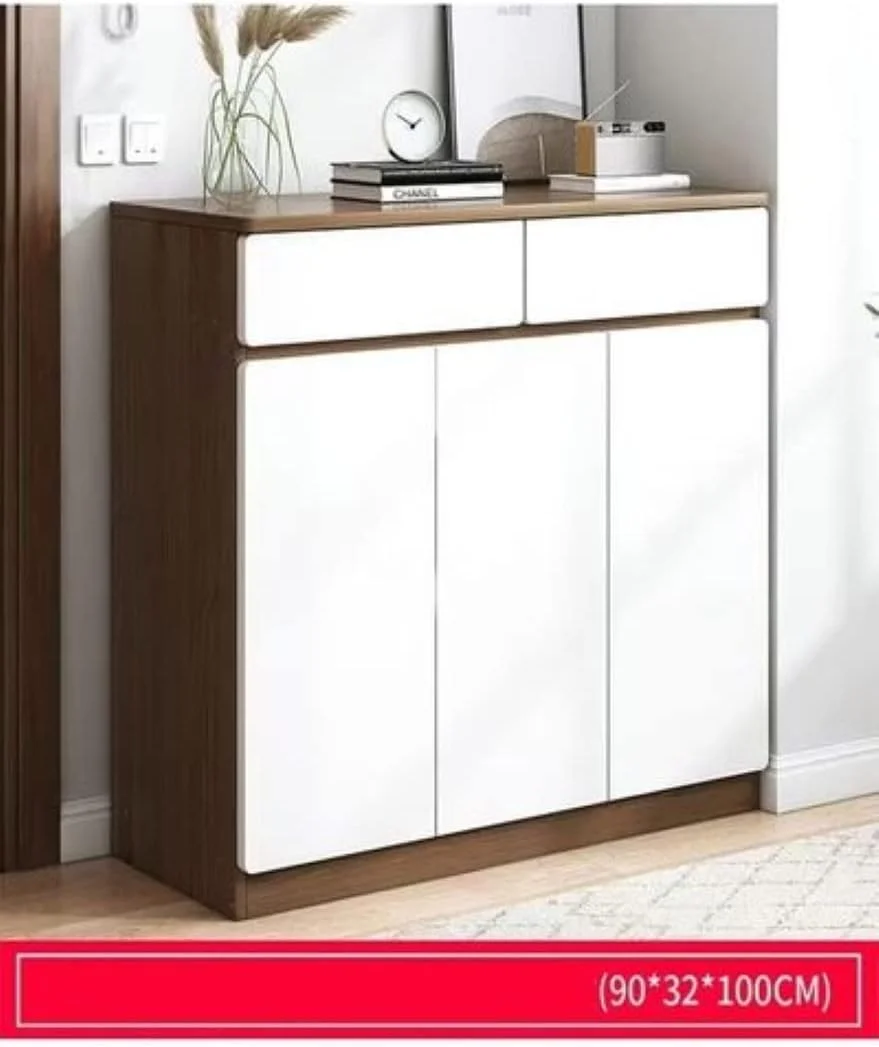جاکفشی کابینتی C&C Home - جاکفشی چوبی 3 طبقه برای 12 جفت کفش - جاکفشی سفید رنگ 3 طبقه برای لوازم خانگی در ابعاد 100x32x90 سانتی متر جاکفشی کابینتی C&C Home - جاکفشی چوبی 3 طبقه برای 12 جفت کفش - جاکفشی سفید رنگ 3 طبقه برای لوازم خانگی در ابعاد 100x32x90 سانتی متر