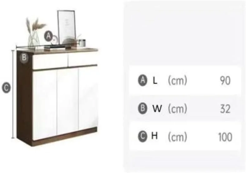 جاکفشی کابینتی C&C Home - جاکفشی چوبی 3 طبقه برای 12 جفت کفش - جاکفشی سفید رنگ 3 طبقه برای لوازم خانگی در ابعاد 100x32x90 سانتی متر جاکفشی کابینتی C&C Home - جاکفشی چوبی 3 طبقه برای 12 جفت کفش - جاکفشی سفید رنگ 3 طبقه برای لوازم خانگی در ابعاد 100x32x90 سانتی متر