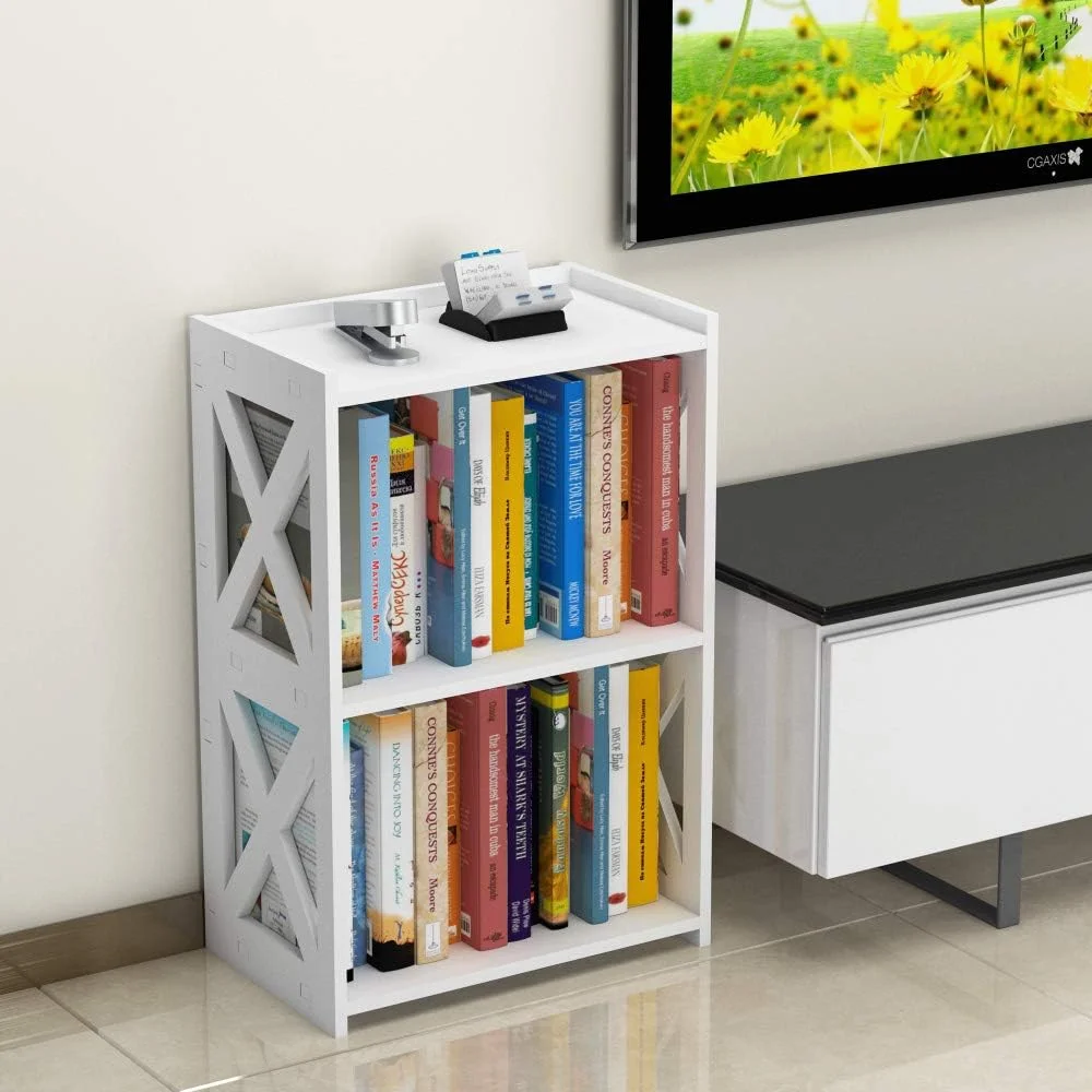 میز عسلی AGGICE، 3 طبقه 2 قفسه، کتابخانه کوچک برای فضاهای کوچک، میز کنار تختی، قفسه های نگهداری کتاب کودک برای اتاق خواب، اتاق نشیمن، دفتر کار، سفید میز عسلی AGGICE، 3 طبقه 2 قفسه، کتابخانه کوچک برای فضاهای کوچک، میز کنار تختی، قفسه های نگهداری کتاب کودک برای اتاق خواب، اتاق نشیمن، دفتر کار، سفید