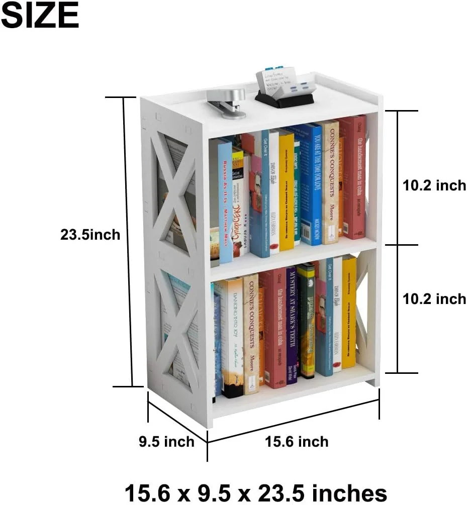 میز عسلی AGGICE، 3 طبقه 2 قفسه، کتابخانه کوچک برای فضاهای کوچک، میز کنار تختی، قفسه های نگهداری کتاب کودک برای اتاق خواب، اتاق نشیمن، دفتر کار، سفید میز عسلی AGGICE، 3 طبقه 2 قفسه، کتابخانه کوچک برای فضاهای کوچک، میز کنار تختی، قفسه های نگهداری کتاب کودک برای اتاق خواب، اتاق نشیمن، دفتر کار، سفید
