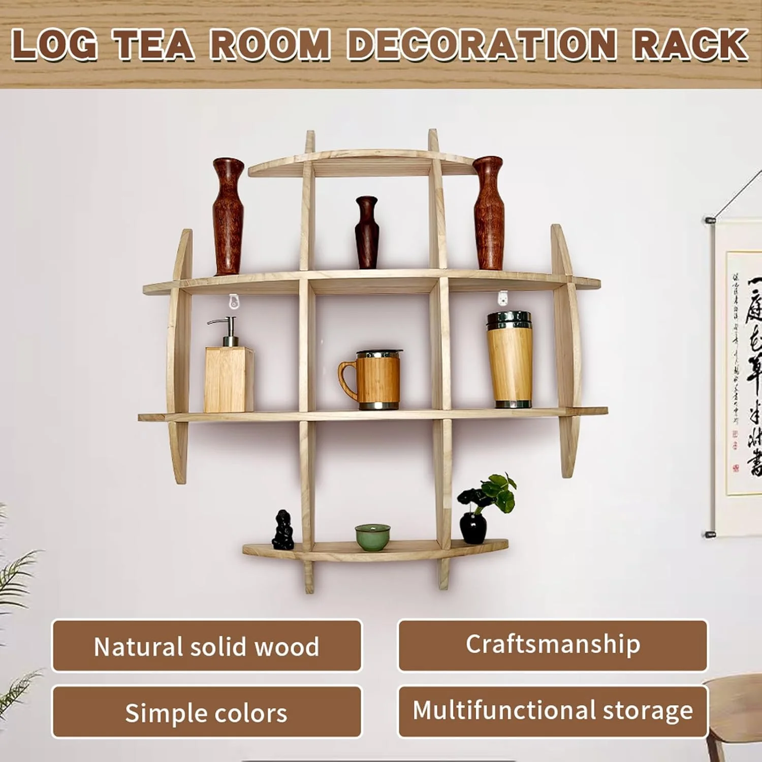 شلف دیواری شناور مدرن تک طبقه، 90x16x90 سانتی متر، چوب پرداخت شده، مناسب برای دفتر کار، کلکسیون شلف دیواری شناور مدرن تک طبقه، 90x16x90 سانتی متر، چوب پرداخت شده، مناسب برای دفتر کار، کلکسیون