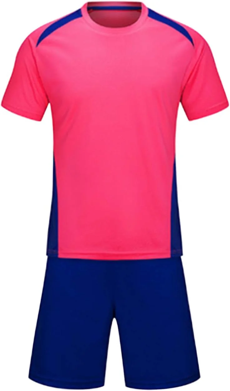ست گرمکن و شلوار ورزشی فوتبال Janjunsi - لباس تمرینی فوتبال بزرگسالان و کودکان، آستین کوتاه