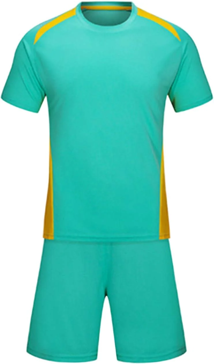 ست گرمکن ورزشی فوتبال Janjunsi - لباس تمرینی و یکدست ورزشی آستین کوتاه بزرگسالان و کودکان
