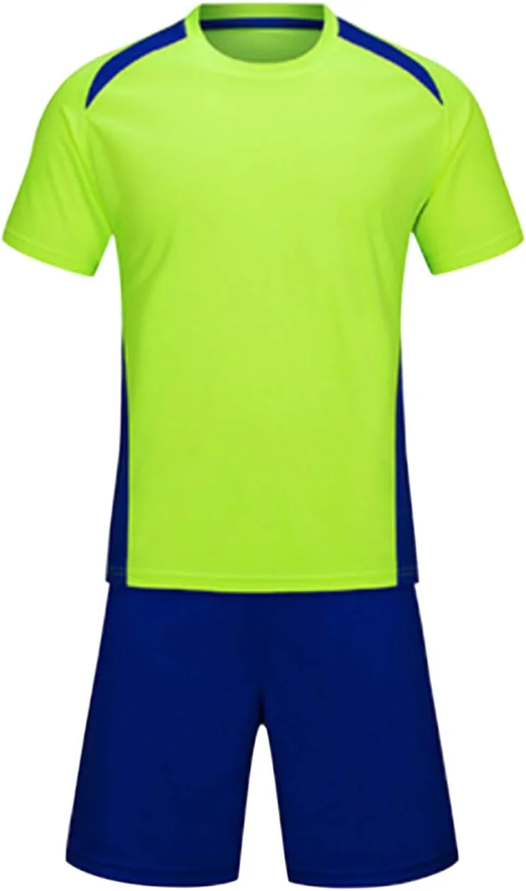 ست گرمکن ورزشی فوتبال Janjunsi - لباس تمرینی فوتبال بزرگسالان و کودکان، آستین کوتاه
