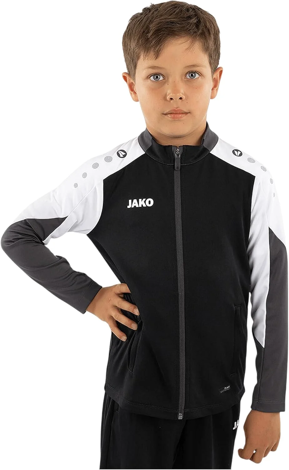 ژاکت پلی استر بچگانه JAKO Dynamic، مناسب برای تمرین ژاکت پلی استر بچگانه JAKO Dynamic، مناسب برای تمرین