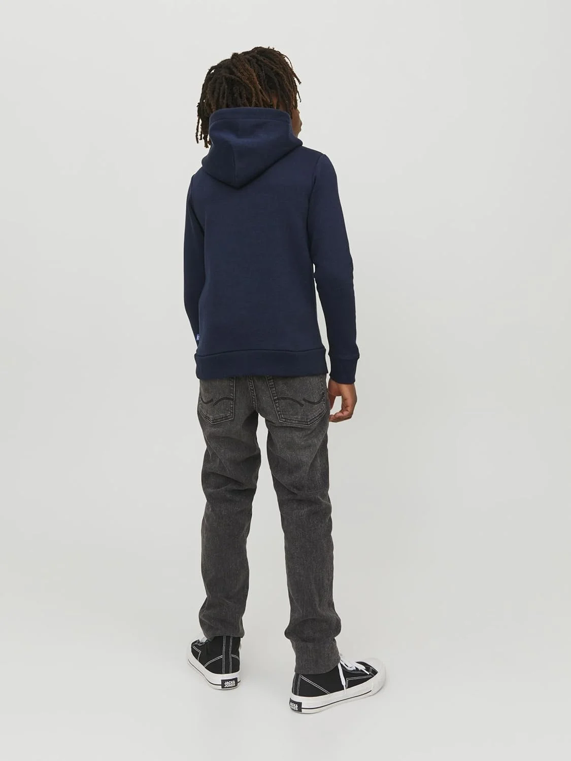 هودی پسرانه جک اند جونز مدل JJECORP LOGO SWEAT HOOD NOOS JNR