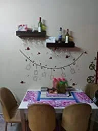 جای لیوان شراب دیواری دکوری اصل (ست 2 عددی) 4 + 4 = 8/10 جای لیوان شراب (آویز) قفسه آویز لیوان شراب چوبی روستایی برای نگهداری آشپزخانه قفسه لیوان شراب دیواری.