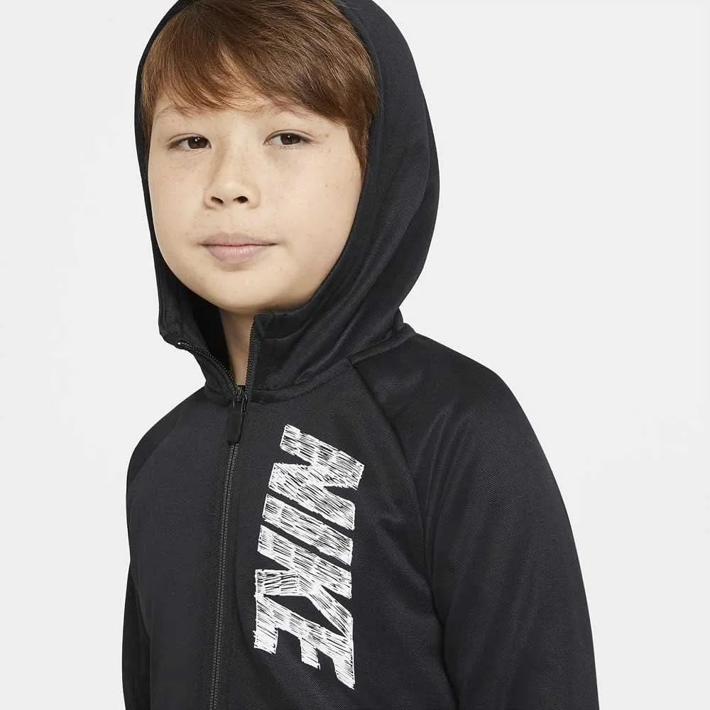 سویشرت کلاه دار زیپ دار پسرانه Nike Therma Graphic