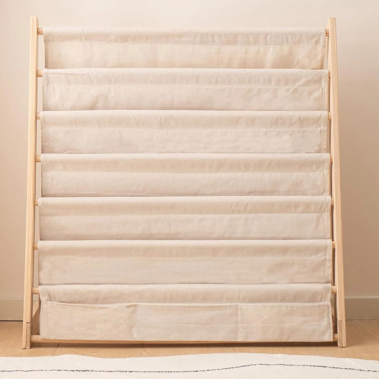 قفسه کتاب کودک ROUNY، قفسه کتاب اسباب بازی، قفسه کتاب آویز، قفسه کتاب کودک، قفسه کتاب کودک نوپا برای استفاده در کلاس و منزل، سازماندهی اتاق بازی و کلاس پسران و دختران