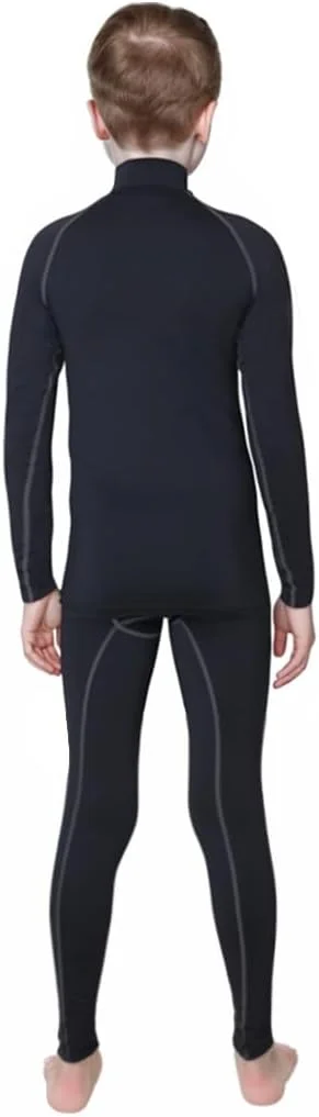 لباس زیر حرارتی بچه گانه یقه اسکی، تاپ های فشاری، لایه پایه NLK
