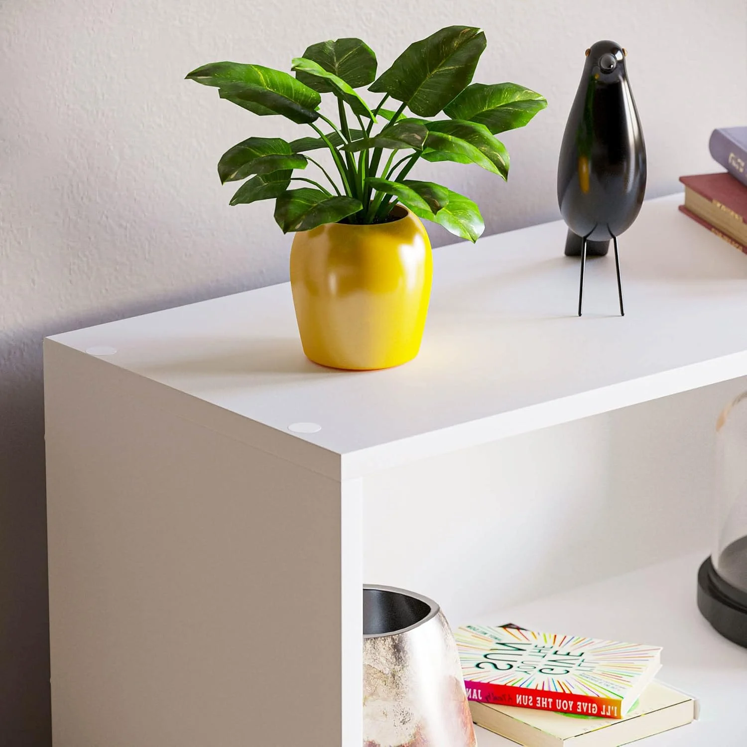 کتابخانه 3 طبقه کوتاه کمبریج Vida Designs، قفسه های چوبی سفید، واحد ذخیره سازی نمایش مبلمان اتاق نشیمن اداری کتابخانه 3 طبقه کوتاه کمبریج Vida Designs، قفسه های چوبی سفید، واحد ذخیره سازی نمایش مبلمان اتاق نشیمن اداری