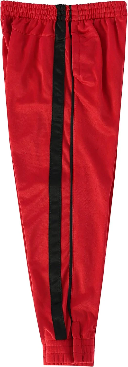 شلوار ورزشی بچه گانه و پسرانه Gioberti - با مچ زیپ دار کشباف، قرمز، سایز 18
