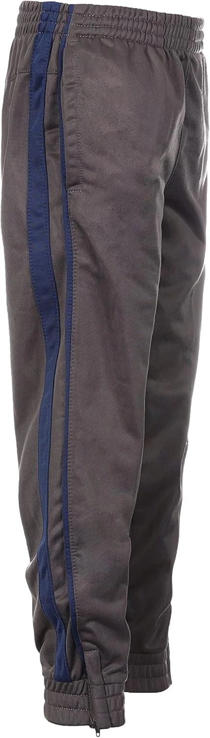شلوار ورزشی بچه گانه و پسرانه Gioberti - با مچ پا زیپ دار کشباف، ذغالی، سایز 14