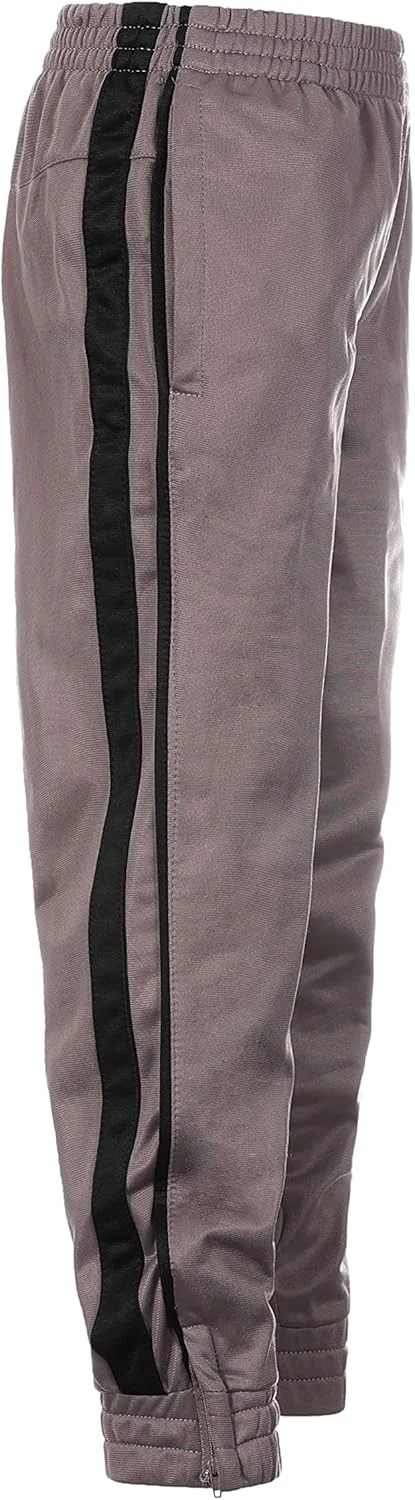 شلوار ورزشی بچگانه و پسرانه Gioberti - با مچ پا زیپ دار کشباف، نقره ای، سایز 5