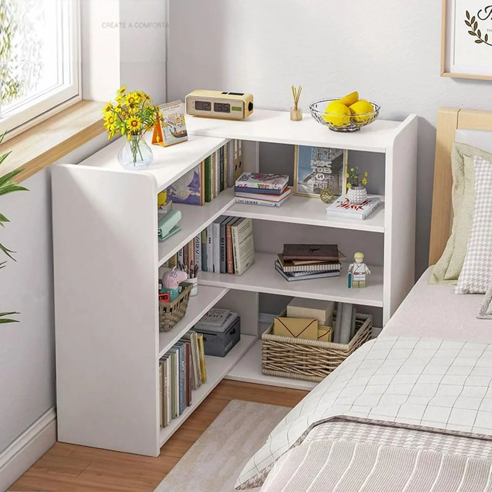 قفسه کتاب کودک تاشو 4 طبقه، کتابخانه باز، قفسه کتاب قابل گسترش، دفتر کار خانگی، قفسه کتاب قابل تنظیم 90-180 درجه، قفسه نمایشگر، کابینت کتاب چوبی MDF برای گوشه مطالعه کتابخانه مدرسه قفسه کتاب کودک تاشو 4 طبقه، کتابخانه باز، قفسه کتاب قابل گسترش، دفتر کار خانگی، قفسه کتاب قابل تنظیم 90-180 درجه، قفسه نمایشگر، کابینت کتاب چوبی MDF برای گوشه مطالعه کتابخانه مدرسه