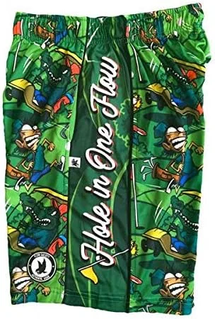 شورت ورزشی پسرانه Flow Society طرح گلفینگ گیتور - شورت گلف پسرانه - شورت ورزشی