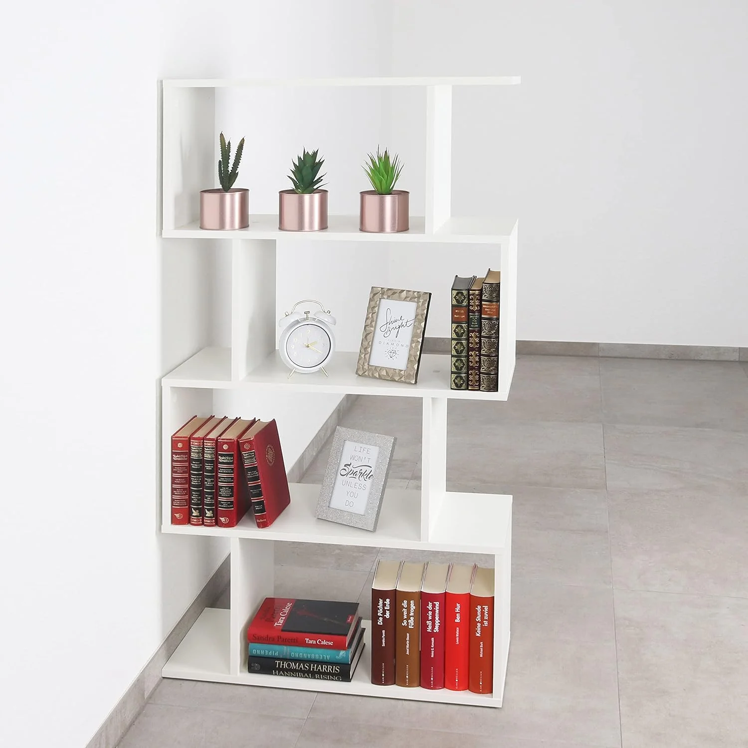 قفسه ایستاده RICOO WM071-WM، ابعاد 129x70x25 سانتی متر، سفید مات، کتابخانه چوبی، قفسه دیواری، باریک برای دفتر کار، قفسه های کوچک قفسه ایستاده RICOO WM071-WM، ابعاد 129x70x25 سانتی متر، سفید مات، کتابخانه چوبی، قفسه دیواری، باریک برای دفتر کار، قفسه های کوچک