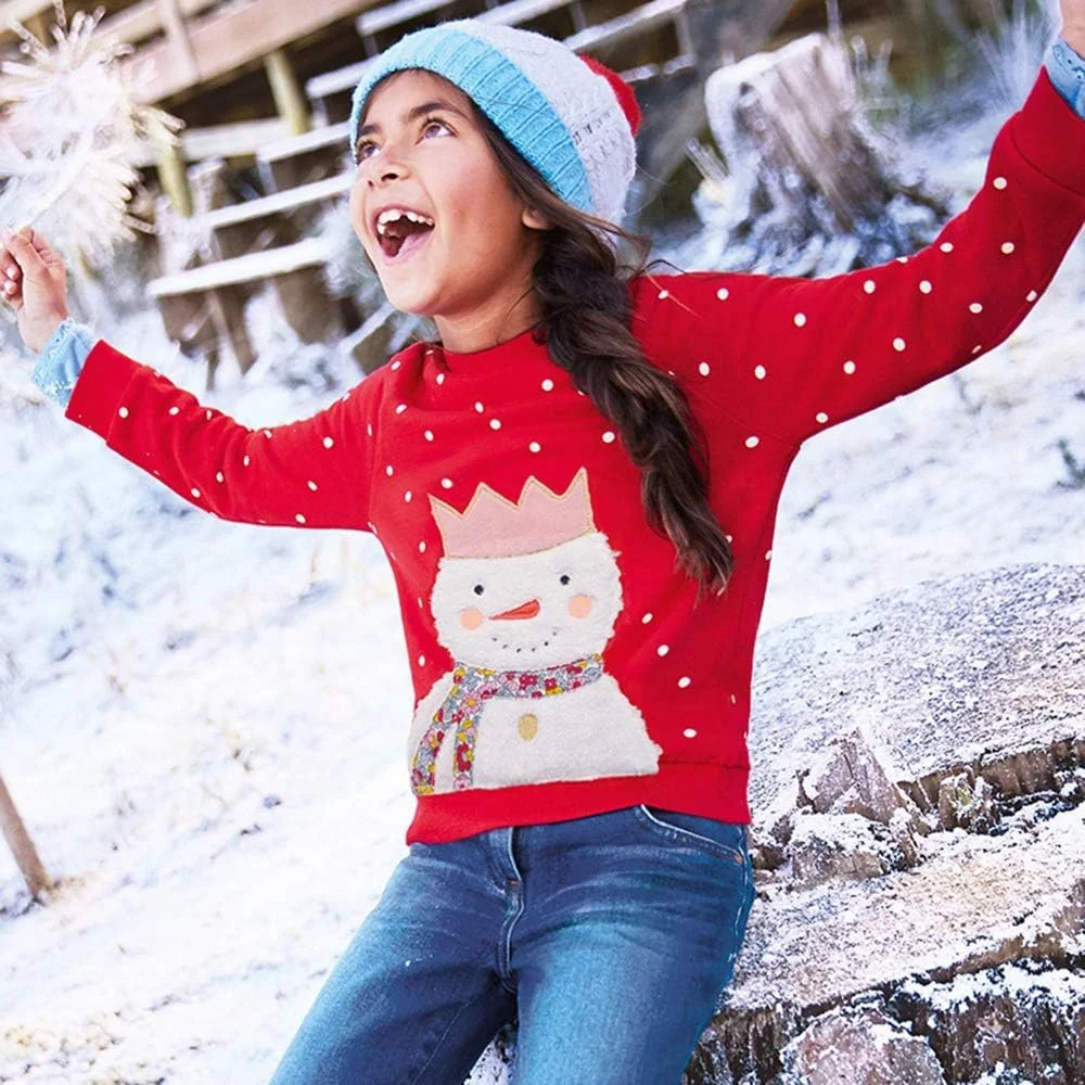 EULLA Little Boys Girls Sweatshirt Toddler Boys Christmas Clothes Baby Pullover Sweater Kids Pullover for Boys 1-7 Years Old…, Snowman-christmas Red, 5-6 Years EULLA Little Boys Girls Sweatshirt Toddler Boys Christmas Clothes Baby Pullover Sweater Kids Pullover for Boys 1-7 Years Old…, Snowman-christmas Red, 5-6 Years