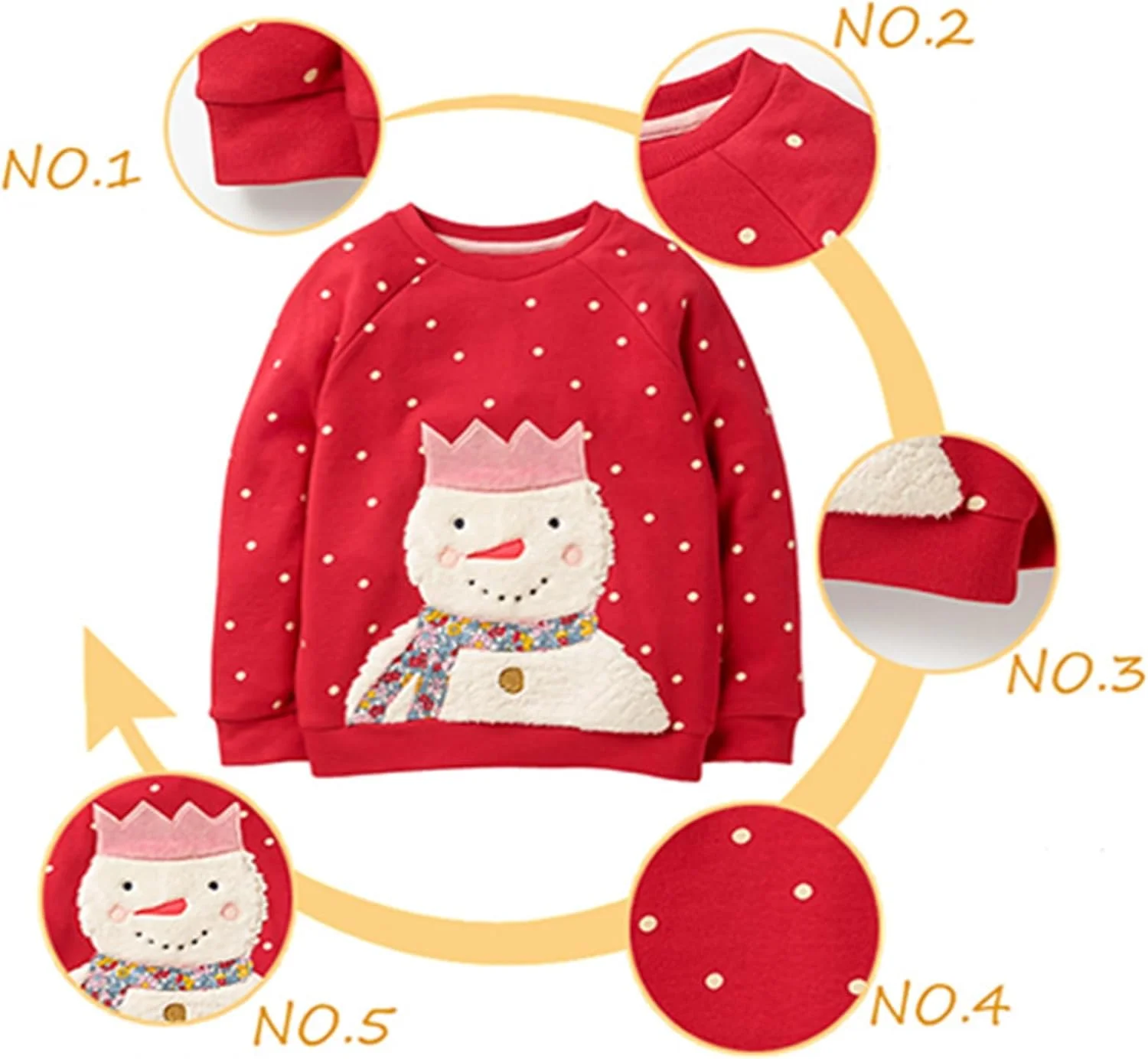 EULLA Little Boys Girls Sweatshirt Toddler Boys Christmas Clothes Baby Pullover Sweater Kids Pullover for Boys 1-7 Years Old…, Snowman-christmas Red, 5-6 Years EULLA Little Boys Girls Sweatshirt Toddler Boys Christmas Clothes Baby Pullover Sweater Kids Pullover for Boys 1-7 Years Old…, Snowman-christmas Red, 5-6 Years