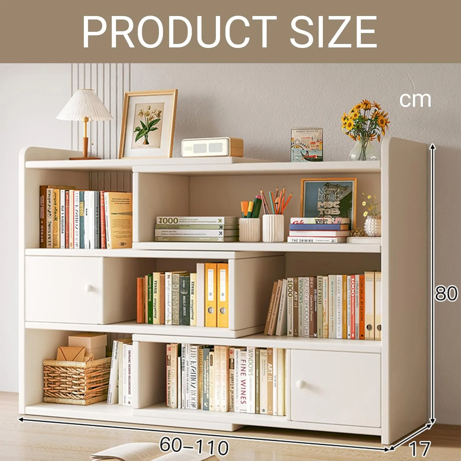 کتابخانه قفسه باز قابل گسترش Fohome - قفسه کابینت چوبی 3 طبقه با طول و زاویه قابل تنظیم، قفسه کتاب 6 مکعبی برای اتاق کودکان، اتاق خواب، اتاق نشیمن، فضای کوچک و گوشه (سفید) کتابخانه قفسه باز قابل گسترش Fohome - قفسه کابینت چوبی 3 طبقه با طول و زاویه قابل تنظیم، قفسه کتاب 6 مکعبی برای اتاق کودکان، اتاق خواب، اتاق نشیمن، فضای کوچک و گوشه (سفید)