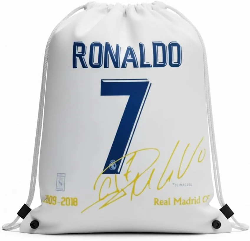 ست پیراهن و شورت کلاسیک رترو رونالدو Cr7، لباس فوتبال افسانهای برای جوانان و پسران | لباس ورزشی بچگانه برای تمرین به همراه کیف پشتی ست پیراهن و شورت کلاسیک رترو رونالدو Cr7، لباس فوتبال افسانهای برای جوانان و پسران | لباس ورزشی بچگانه برای تمرین به همراه کیف پشتی
