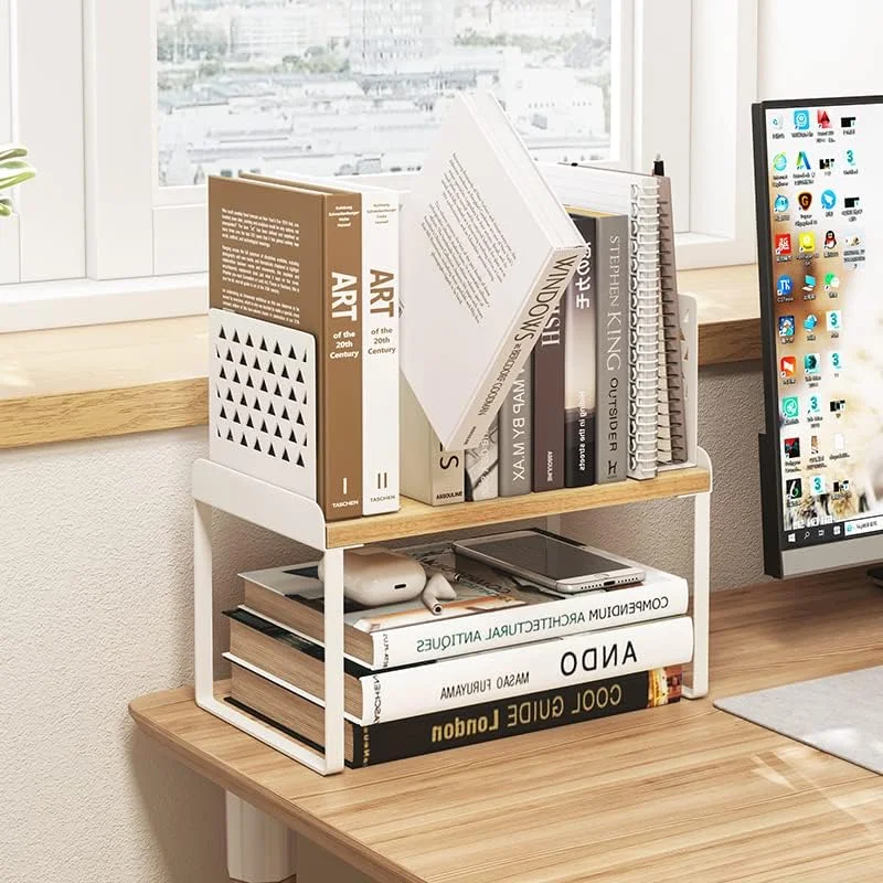 ارگانایزر کابینت آشپزخانه چوبی و قفسه روی پیشخوان، میز کتابخانه، ارگانایزر قفسه آشپزخانه قابل انباشت، انبار ذخیره سازی حمام زیر سینک، قفسه ادویه ضد لغزش (بلوط عسلی و سفید، 32 سانتی متر / 12.5 اینچ) ارگانایزر کابینت آشپزخانه چوبی و قفسه روی پیشخوان، میز کتابخانه، ارگانایزر قفسه آشپزخانه قابل انباشت، انبار ذخیره سازی حمام زیر سینک، قفسه ادویه ضد لغزش (بلوط عسلی و سفید، 32 سانتی متر / 12.5 اینچ)
