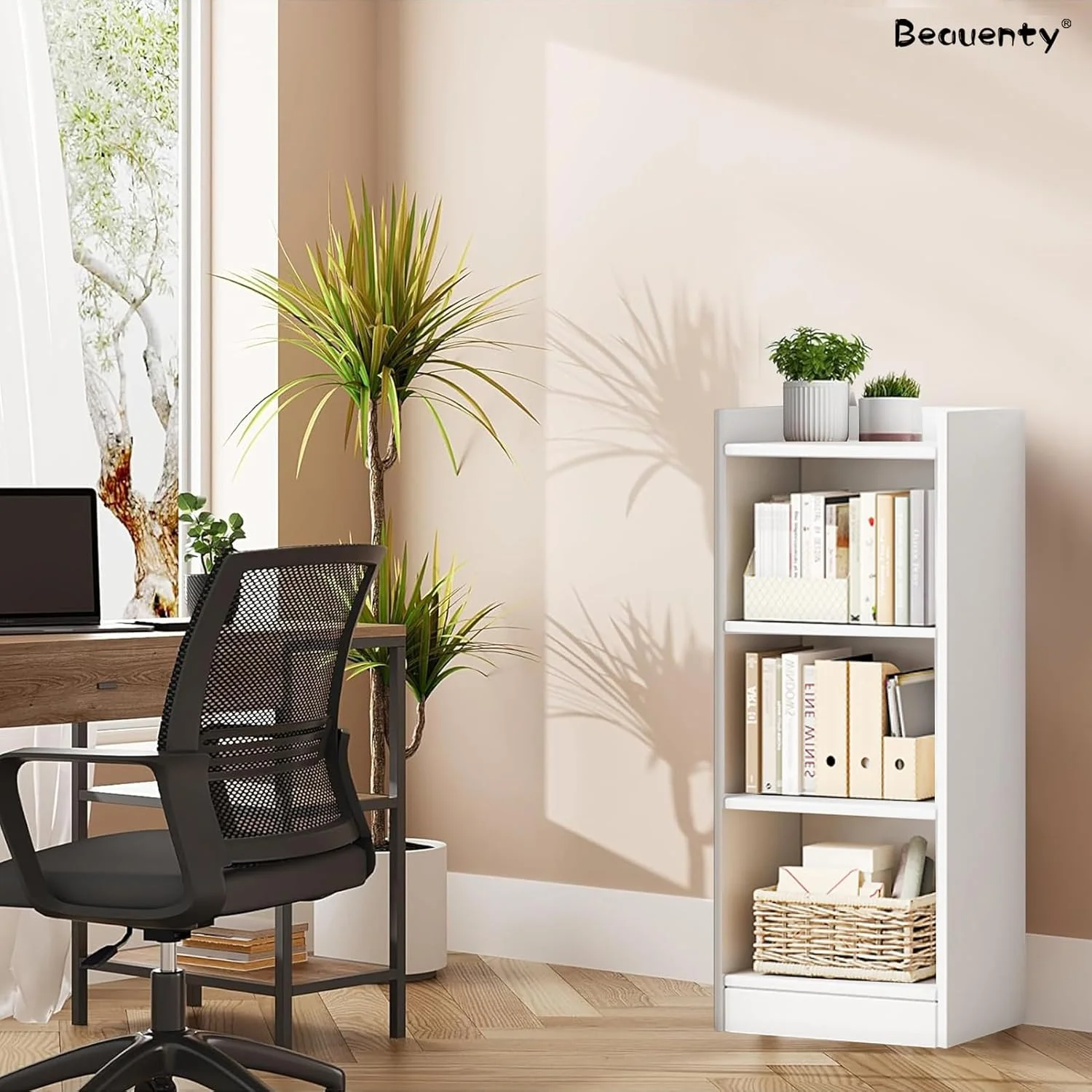 قفسه کتاب چوبی Beauenty، واحد قفسه بندی، قفسه نمایشگر طبقه ای، قفسه های چوبی بادوام برای اتاق نشیمن، دفتر کار یا اتاق خواب (سه لایه) قفسه کتاب چوبی Beauenty، واحد قفسه بندی، قفسه نمایشگر طبقه ای، قفسه های چوبی بادوام برای اتاق نشیمن، دفتر کار یا اتاق خواب (سه لایه)