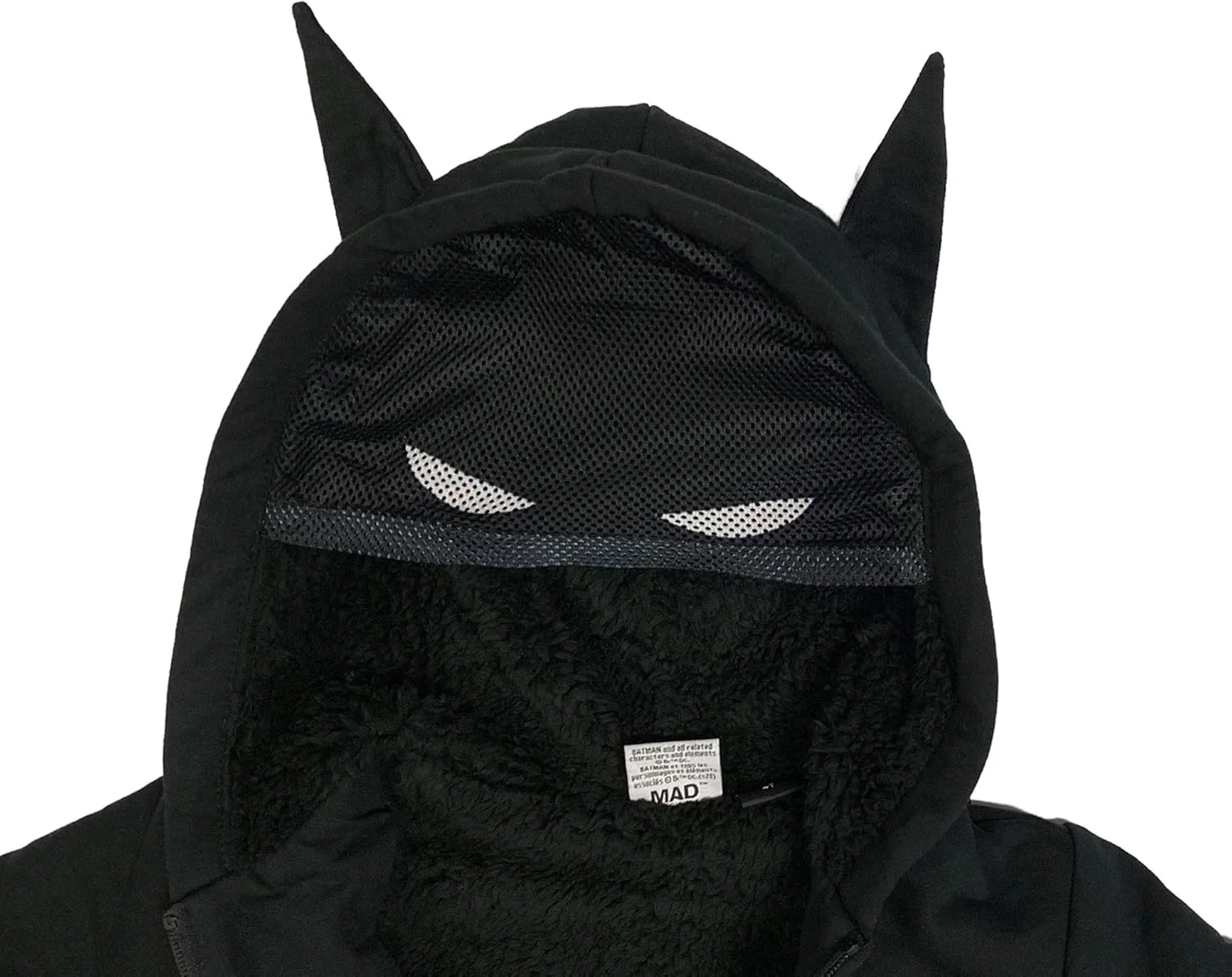هودی پشمی شرپای پسرانه بتمن DC Comics، سایز 4T، مشکی هودی پشمی شرپای پسرانه بتمن DC Comics، سایز 4T، مشکی