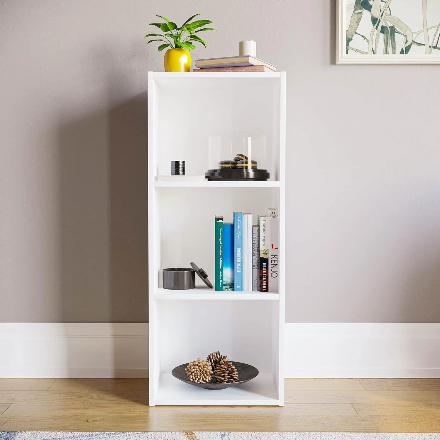 کتابخانه مکعبی 3 طبقه Vida Designs Oxford، قفسه بندی چوبی سفید، واحد ذخیره سازی نمایش مبلمان اتاق نشیمن اداری کتابخانه مکعبی 3 طبقه Vida Designs Oxford، قفسه بندی چوبی سفید، واحد ذخیره سازی نمایش مبلمان اتاق نشیمن اداری