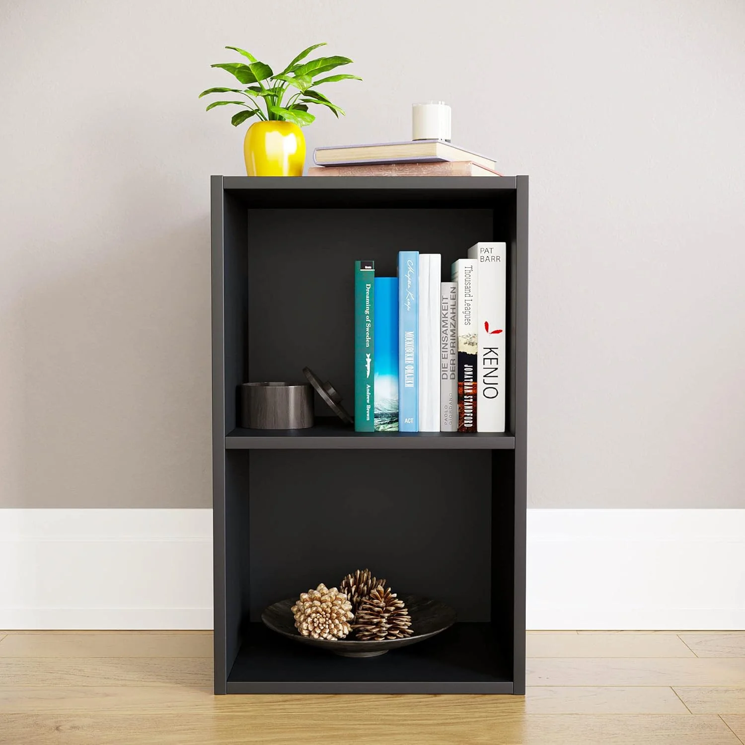کتابخانه مکعبی 2 طبقه Vida Designs Oxford، قفسه بندی چوبی مشکی، واحد ذخیره سازی نمایشگر، مبلمان اتاق نشیمن اداری کتابخانه مکعبی 2 طبقه Vida Designs Oxford، قفسه بندی چوبی مشکی، واحد ذخیره سازی نمایشگر، مبلمان اتاق نشیمن اداری