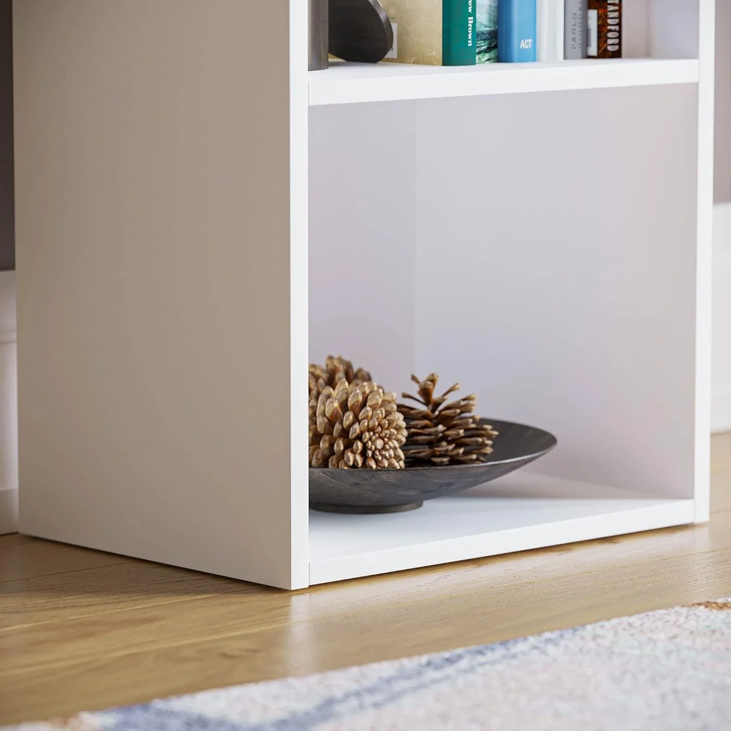 کتابخانه مکعبی 3 طبقه Vida Designs Oxford، قفسه بندی چوبی سفید، واحد ذخیره سازی نمایش مبلمان اتاق نشیمن اداری کتابخانه مکعبی 3 طبقه Vida Designs Oxford، قفسه بندی چوبی سفید، واحد ذخیره سازی نمایش مبلمان اتاق نشیمن اداری