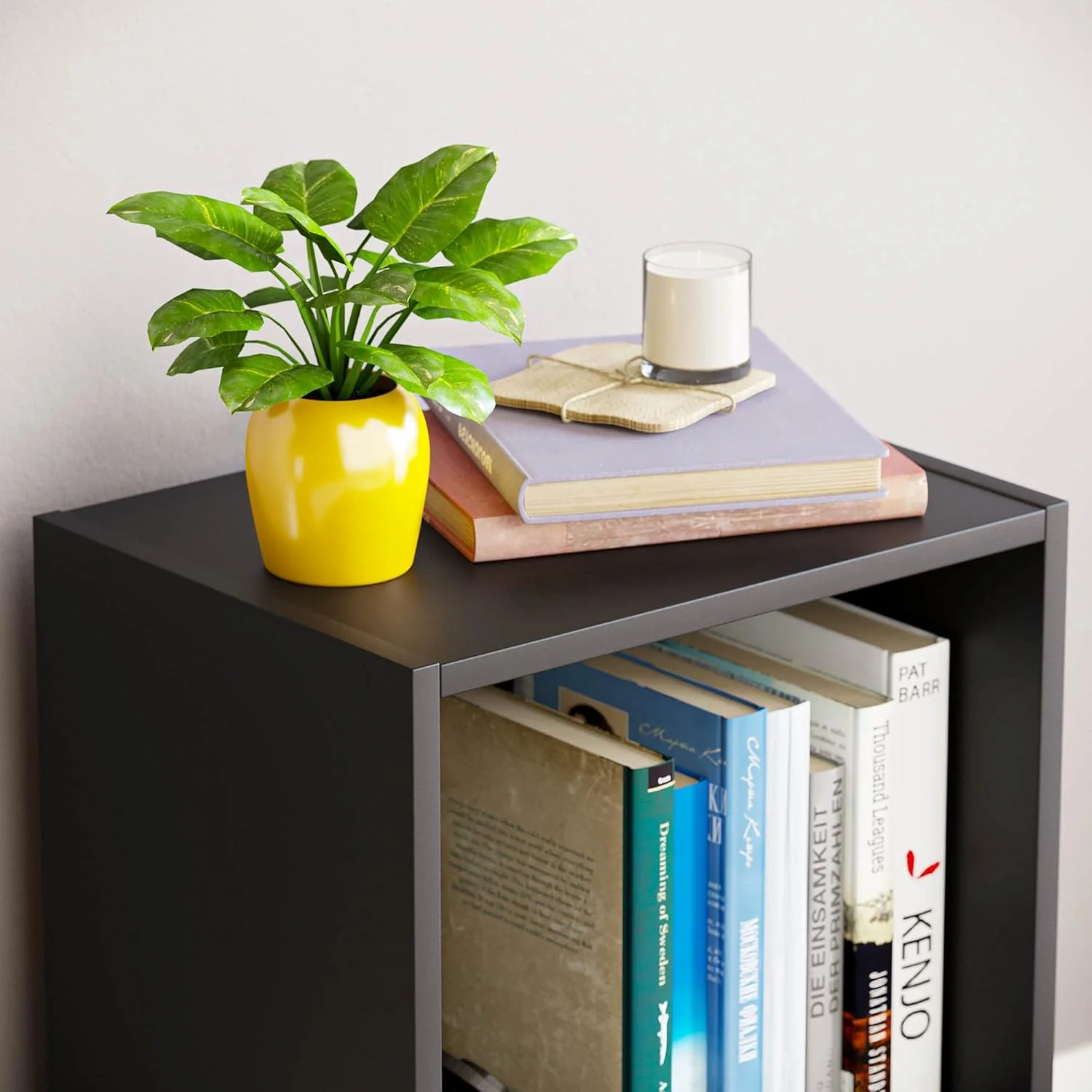 کتابخانه مکعبی 2 طبقه Vida Designs Oxford، قفسه بندی چوبی مشکی، واحد ذخیره سازی نمایشگر، مبلمان اتاق نشیمن اداری کتابخانه مکعبی 2 طبقه Vida Designs Oxford، قفسه بندی چوبی مشکی، واحد ذخیره سازی نمایشگر، مبلمان اتاق نشیمن اداری